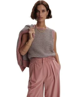 Varley Knowles Textured Knit Vest | Coats & Outerwear -Stylish Shoe Shop 718ckzkXtBL. AC SR736920