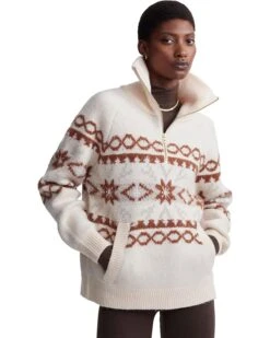 Varley Cai Fairisle Half Zip | Sweaters