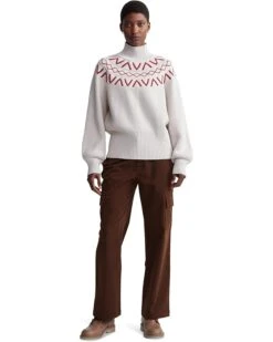 Varley Marcie Fairisle Yoke Knit | Sweaters -Stylish Shoe Shop 71rSzxY4 7L. AC SR736920