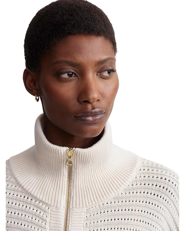 Varley Tara Pointelle 1/2 Zip | Sweaters 5 Varley Tara Pointelle 1/2 Zip | Sweaters - Image 3