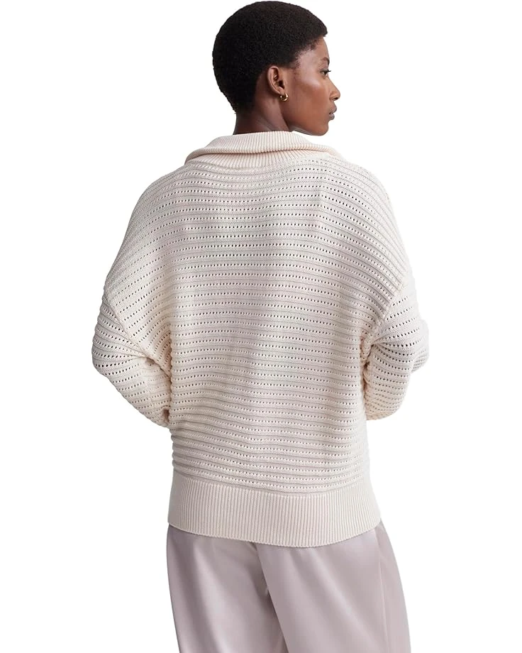 Varley Tara Pointelle 1/2 Zip | Sweaters 4 Varley Tara Pointelle 1/2 Zip | Sweaters - Image 2